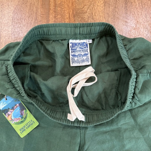 Jungmaven Keeley Shorts - Hunter Green - Picture 3 of 11